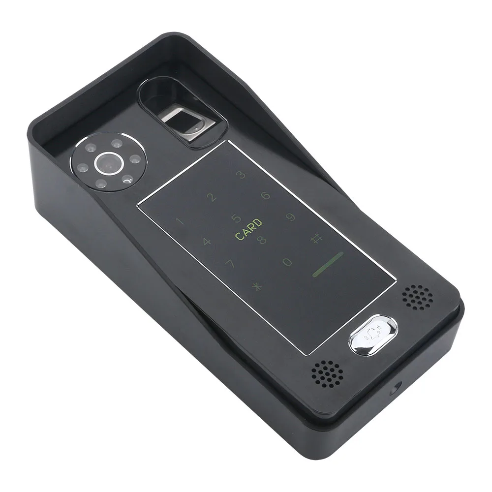 Беспроводной дверной звонок видеодомофон 9 дюймовые часы с записью времени Wi Fi