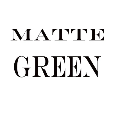 Matte Green Матовая воздушная Прямая футболка - Цвет: Matte Green