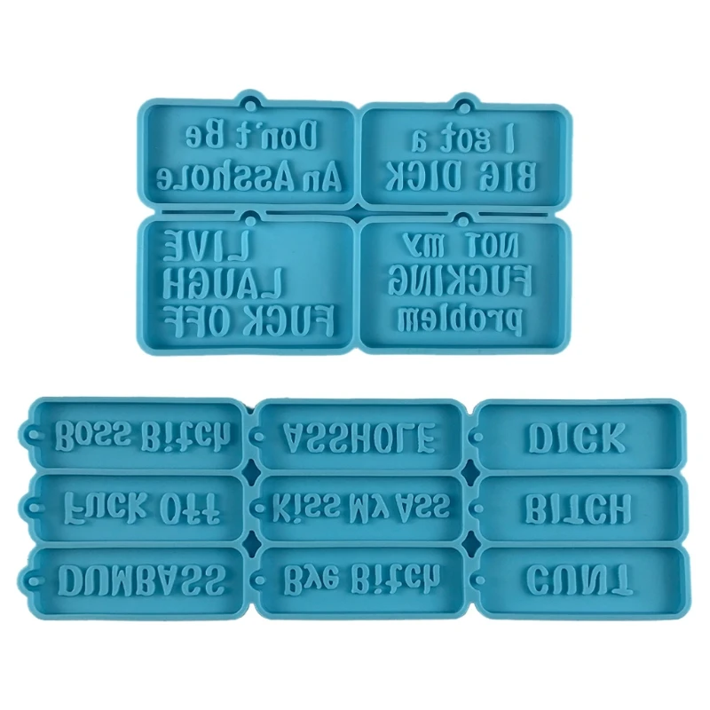 

B36D 2 шт./компл. силиконовая форма для брелока полимерная форма для брелока силиконовая форма для эпоксидной смолы силиконовая форма для само...