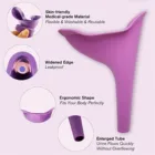 Женский писсуар для отдыха на природе, путешествий, кемпинга, портативный женский писсуар, мягкий силиконовыйОдноразовый бумажный писсуар, устройство для мочеиспускания стоя и мочи