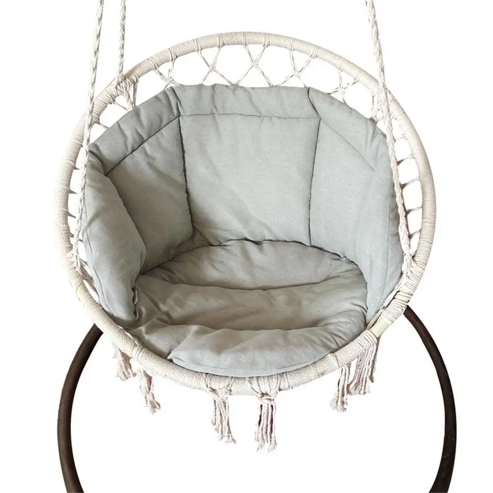 

Hammock Chair Cushion Hanging Basket Seat Cushion Back Pillow For Swing Chairs Recliner Garden Chair Lounge Chair Rocking Chair