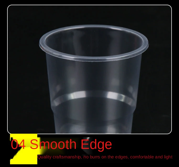 Одноразовая чашка пластиковая 1000 упакованная ТОЛЬКО Прозрачная Коммерческая