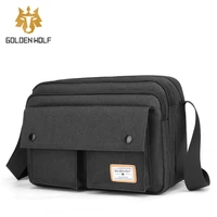 new mens satchel outdoor shoulder bag male travel office bag pocket student small bags cellphone pouch man crossbody sling pack