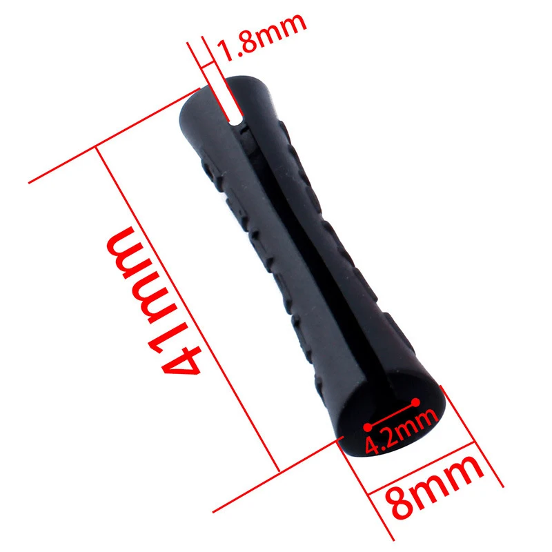 

4Pcs Black MTB Road Bike Outer Brake Gear Cable Frame Rubber Protector