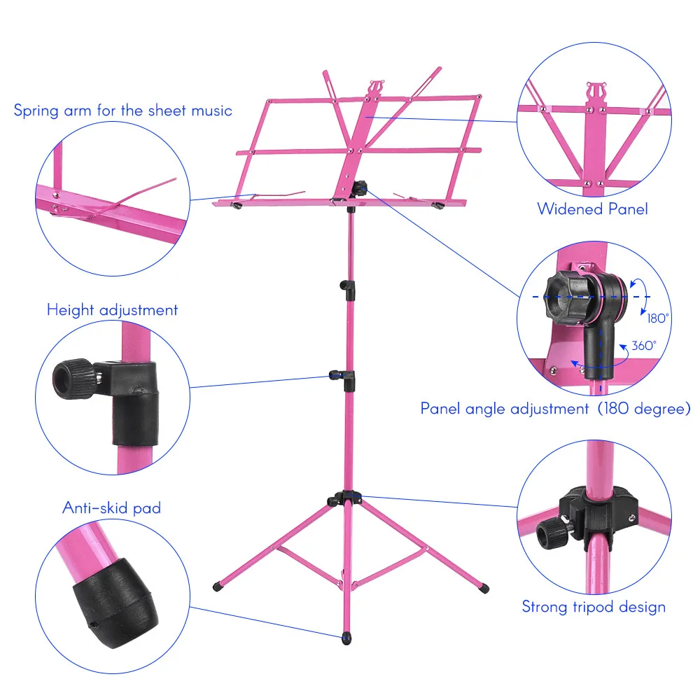 Складной легкий Водонепроницаемый чехол со штативом и подставкой для музыки