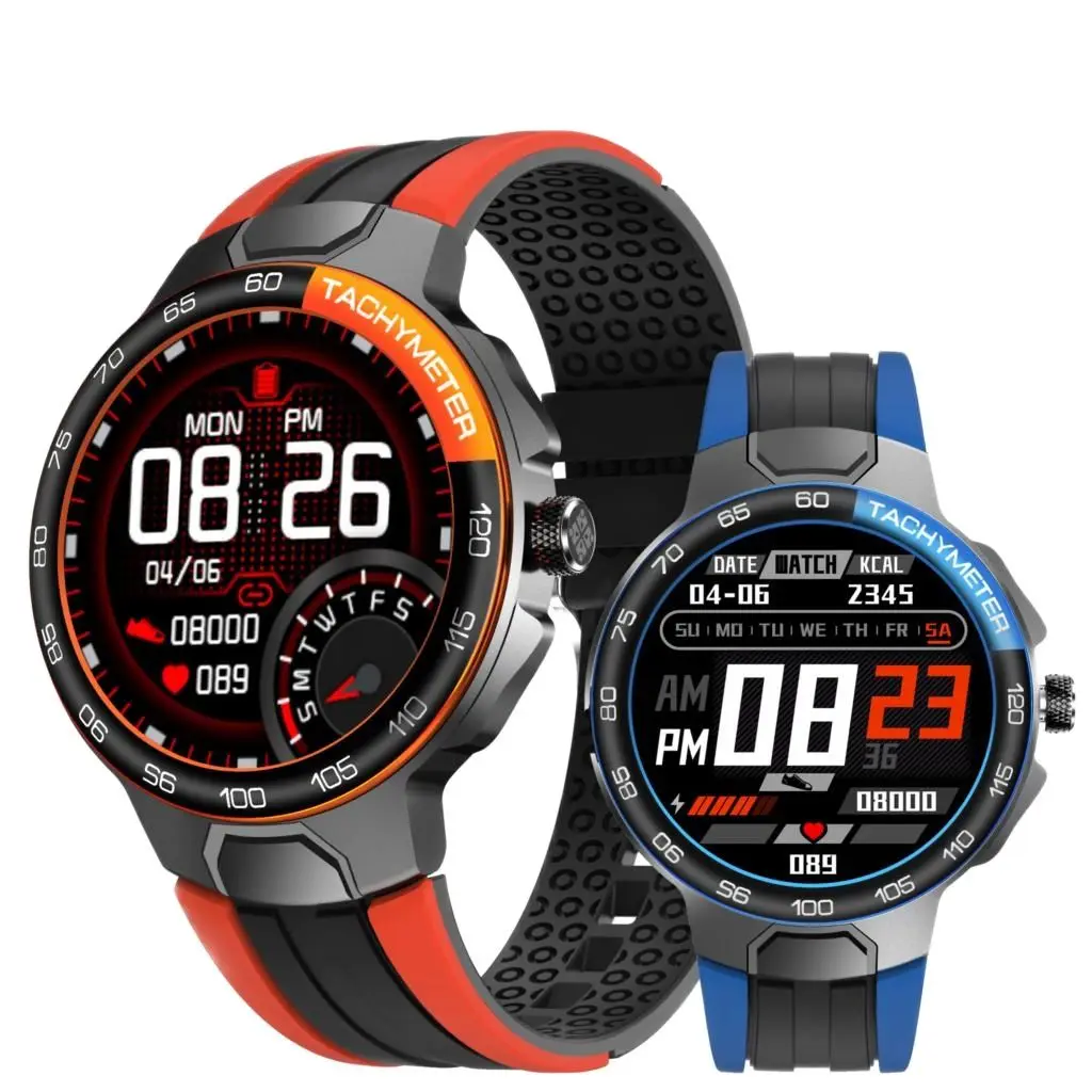 

E15 Smart Watch Men Heart Rate Blood Pressure IP68 Waterproof Weather Sports GPS Track Fitness Motion Smartwatch PK P8 L5 L8 E13