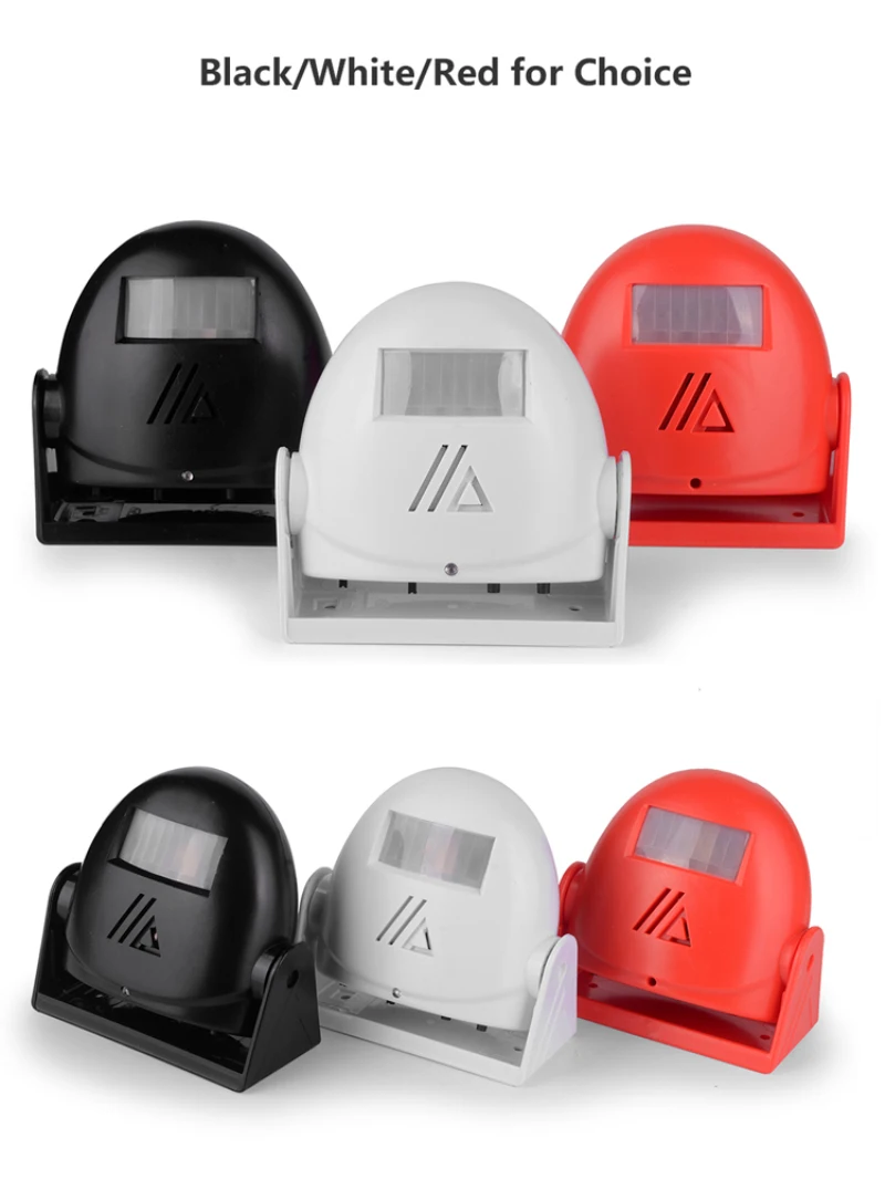 

Smart Wireless Door Bell Visitor Customer Ding-dong Door Chime Welcome Device Anti-theft Alarm Infrared Motion Sensor Device