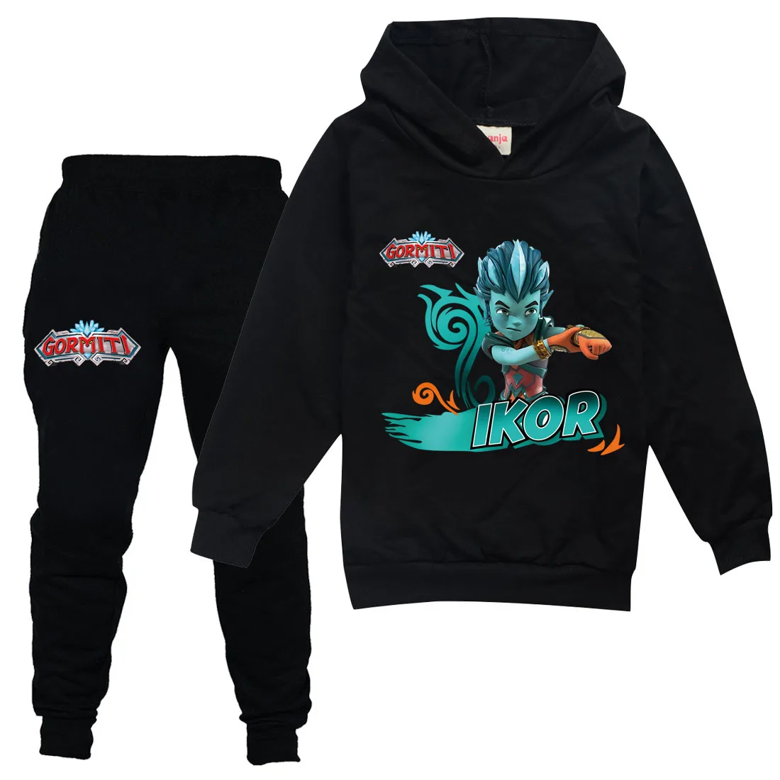 

2-16Y Game Gormiti Clothes Kids Hoodies Legging Pants 2pcs Sets for Teens Girls Outfits Baby Boys Sweatshirt Suits Child Outwear