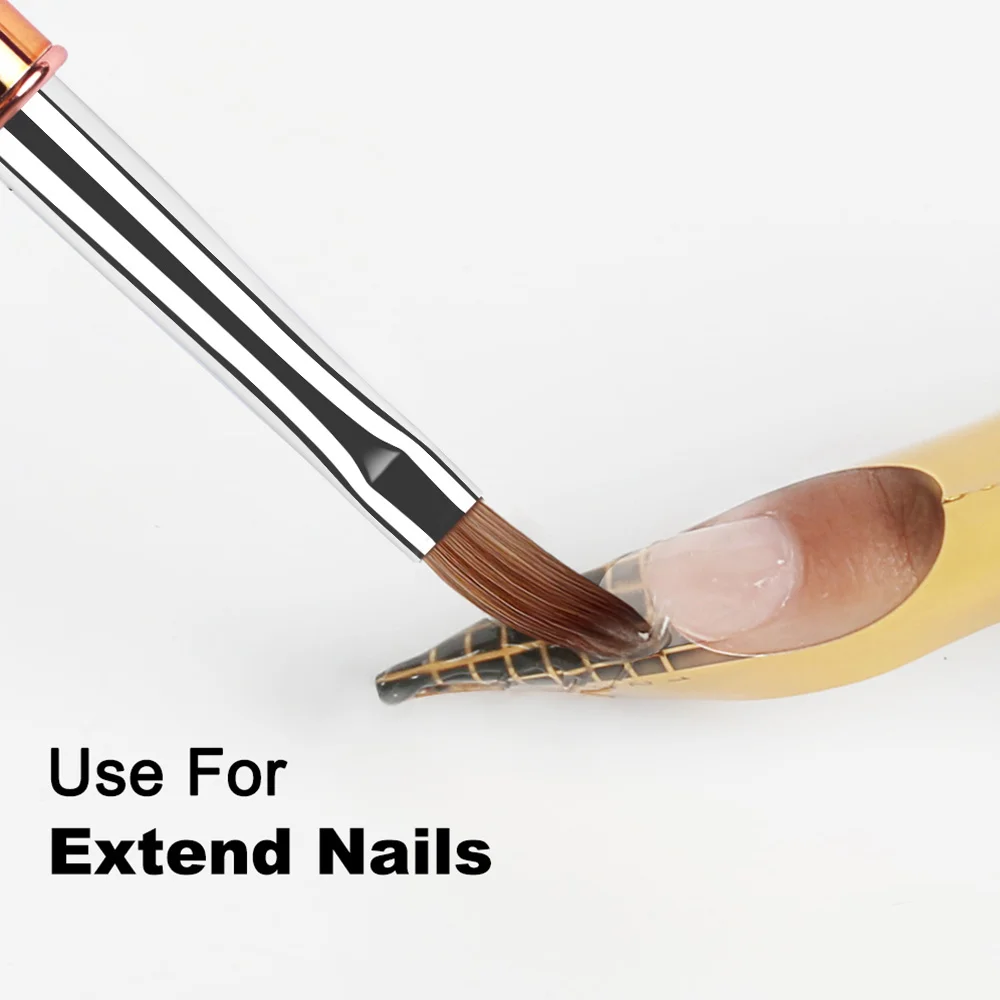 

1Pc Acrylic Nail Art Brush UV Gel Carving Pen Brush Liquid Powder DIY Nail Gel Builder Carving Dotting Drawing Tools