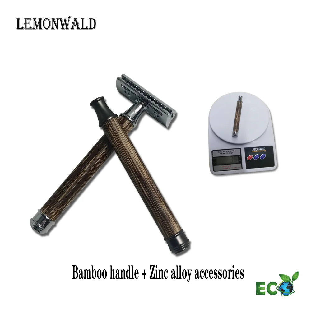 Мужская бритвенная ручка lemonski деревянная Высококачественная бамбуковая