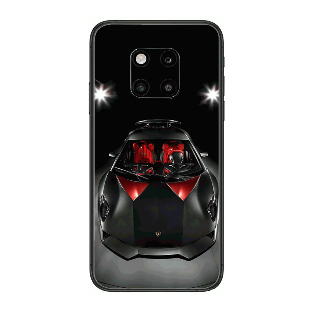 

Italy Lamborghini Supercar Supercar Phone Case For Huawei mate 30 10 20 40 Lite Smart Z Pro Black Etui 3D Coque Painting Ho
