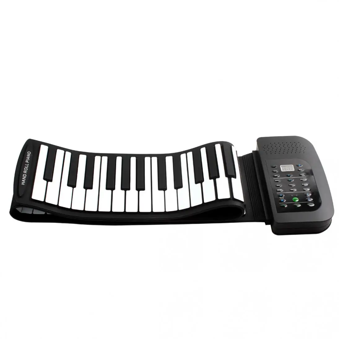 KONIX PA88 88 Keys Roll Up Folding Piano 140 Tones Flexible MIDI Electronic Keyboard Instruments Built-in Speaker with Battery