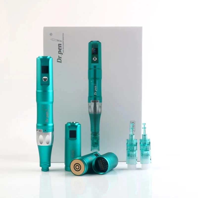 

Electric Dr.Pen Ultima A6S With 2pcs Cartridges Skin Care Kit Microblading Tattoo Needles Derma Acne Removal Microneedle Pen