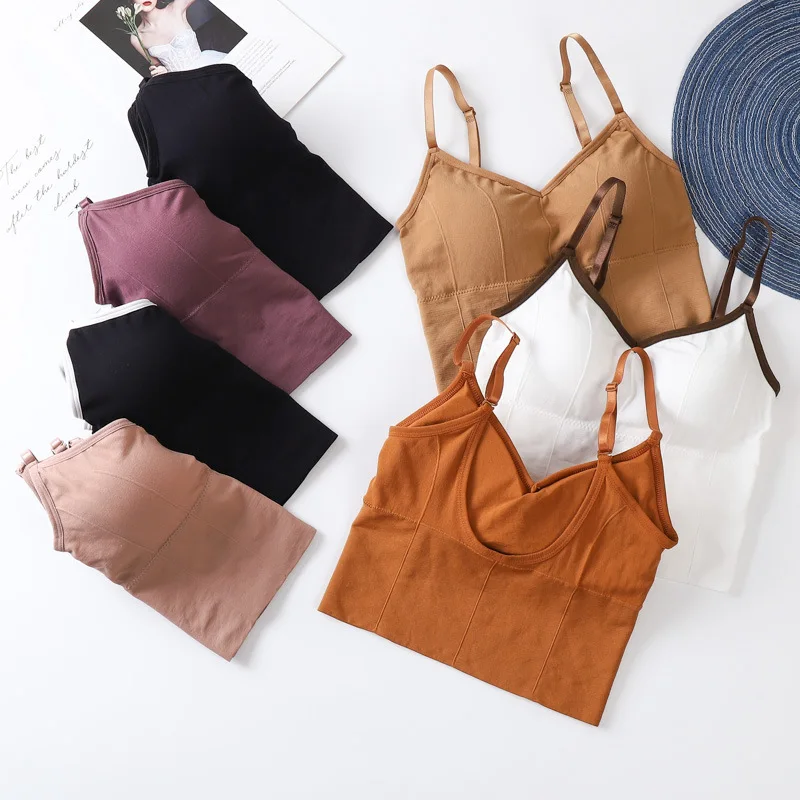 

Women Seamless Tops Sport Tube Top Summer Bandeau Top Underwear Black White Wrapped Chest Adjustable Strap Fitness Underwear