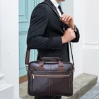 Мужской горизонтальный портфель на плечо из мягкой кожи, портативный портфель, винтажный деловой мужской портфель ts, кожаная сумка
