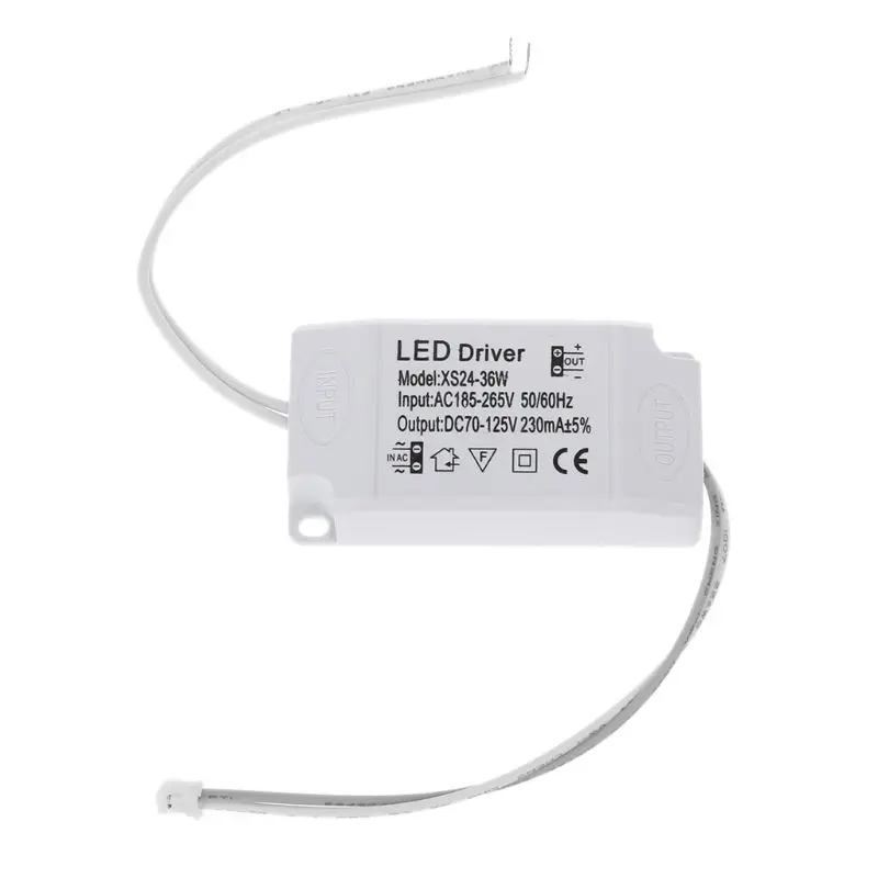 

220V LED Constant Current Driver 24-36W Power Supply Output External For LED