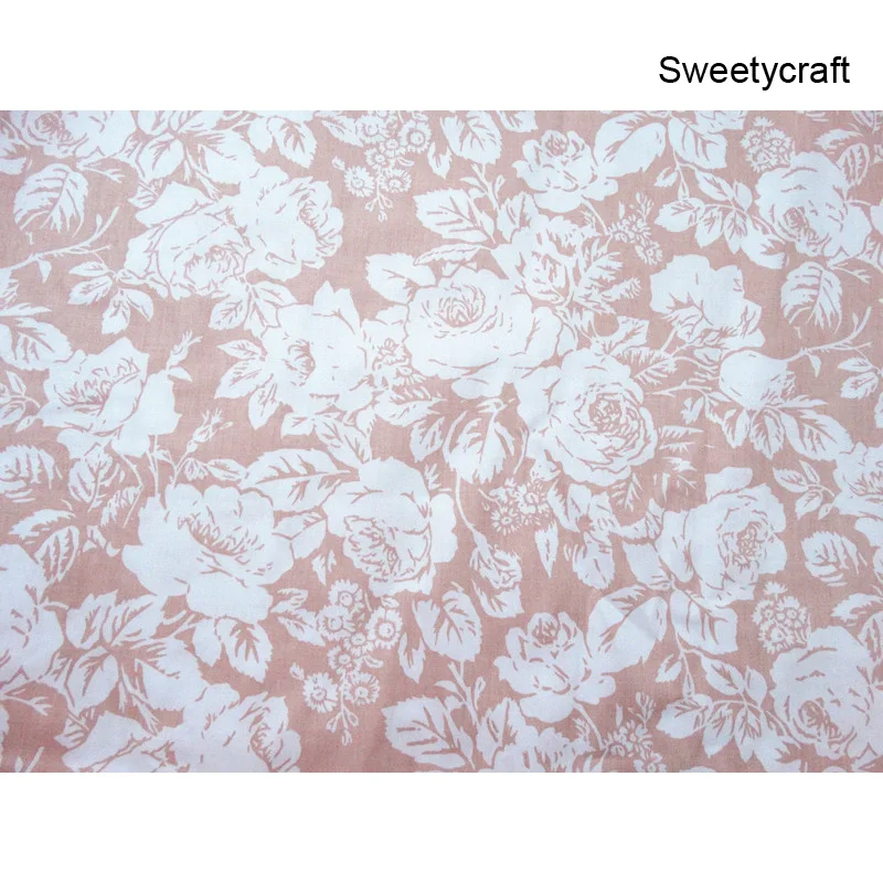 160*50 см Ткань с цветочным принтом хлопок Лоскутная Материал для стеганых изделий