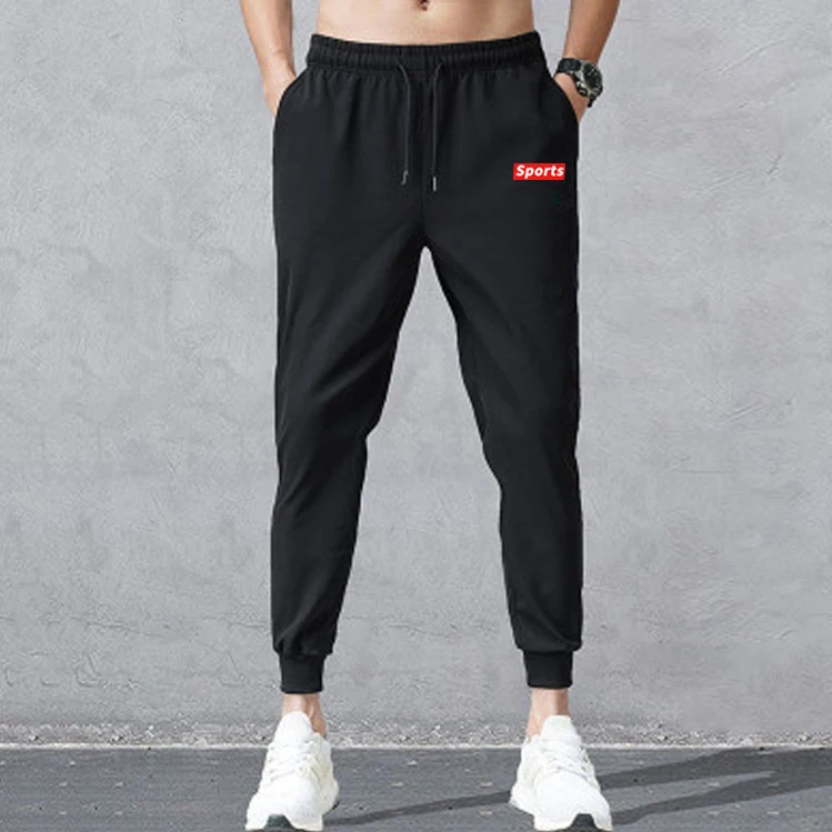 

Men Black Sweatpants New Spring Autumn Male Casual Pants Trousers Jogger Fit Long Pants Large Size Elastic Waist Loose Pants 5XL