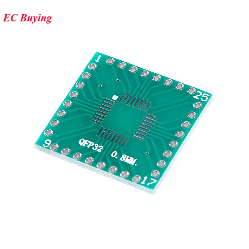 10 шт. печатная плата LQFP32 SSOP32 FQFP32 TQFP32 адаптер PCB Pinboard SMD к DIP32 DIP Pin тестовая пластина