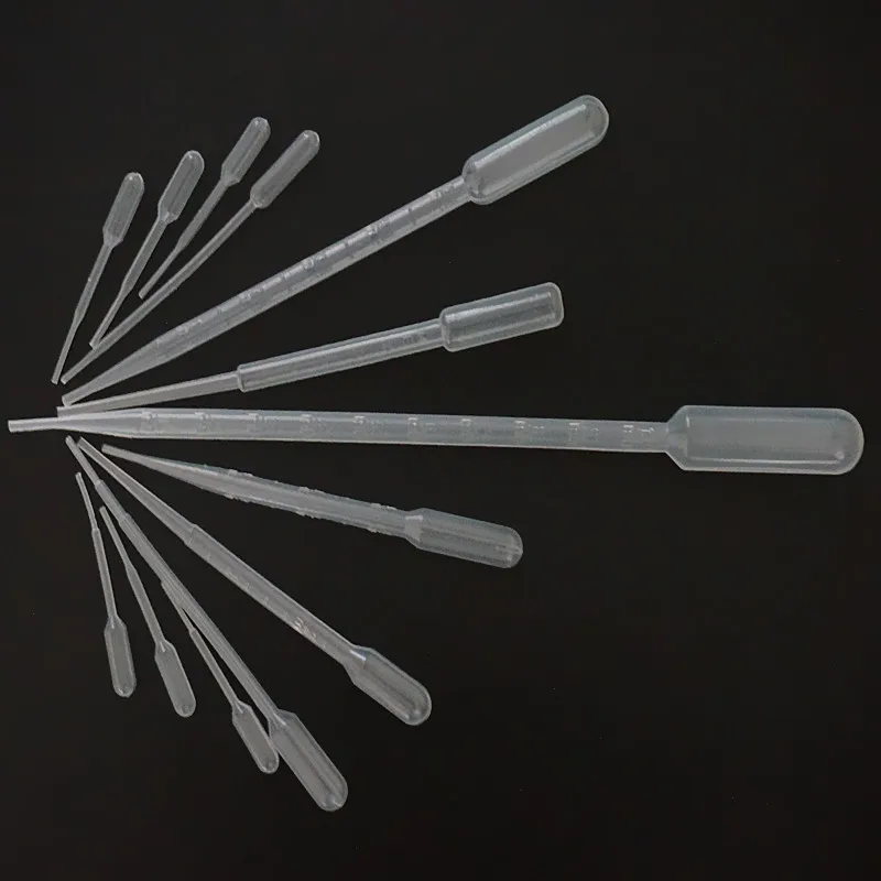 

10Pcs-200Pcs 0.2ml To 10ml Laboratory Tools Pipettes Graduated Pasteur Pipette Dropper Polyethylene Makeup Tools