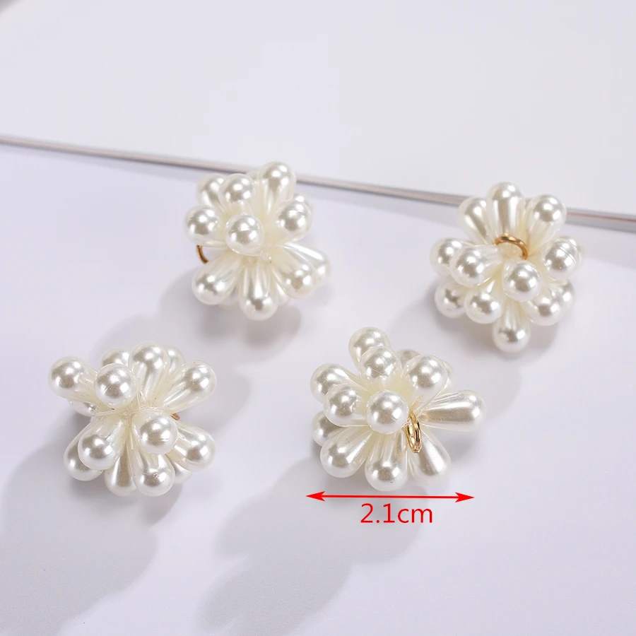 6pcs/lots Trendy Crystal Seedbeads Hand Woven Geometric Pendants Charms For Women Dangle Earrings Diy Jewelry Making Accessories | Украшения
