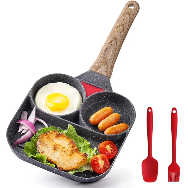 Divided Frying Grill Pan Multi Sectional for Breakfast Cookware Kitchen -  AliExpress