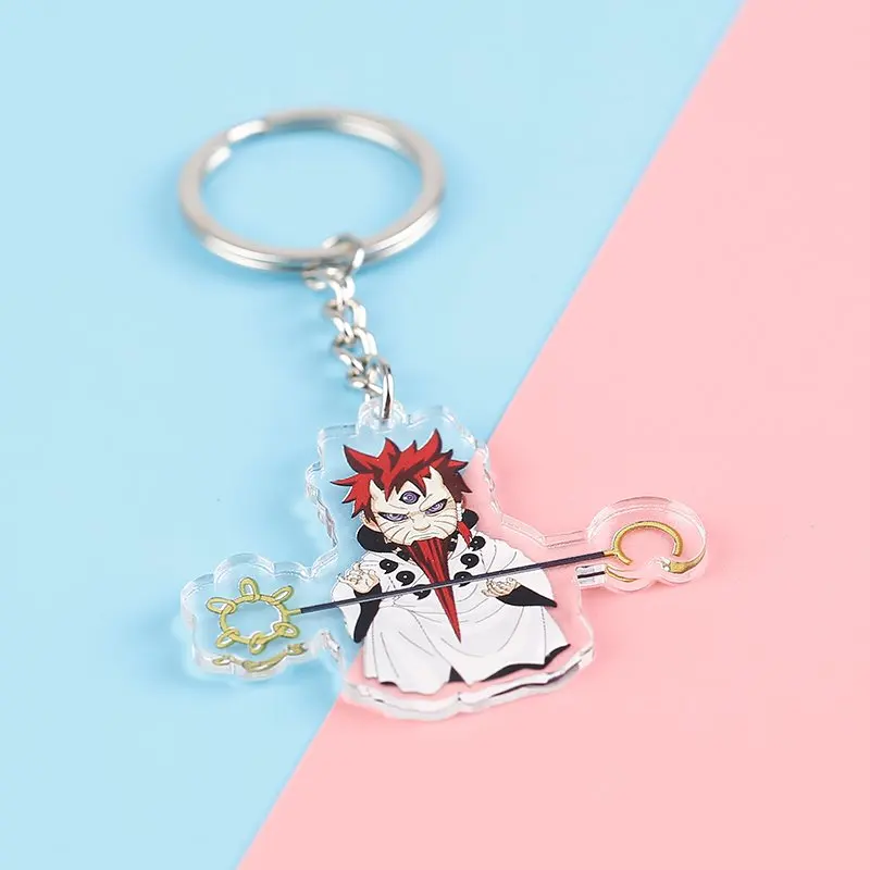 Брелок с символикой Наруто милый акриловый брелок фигурками из мультфильмов