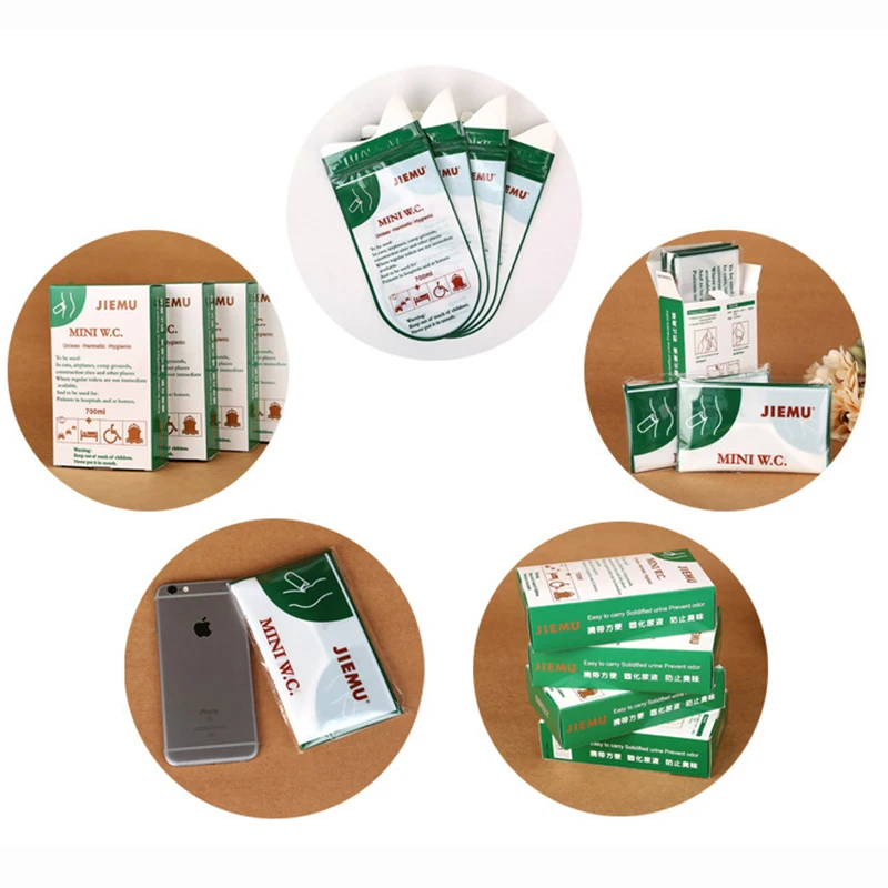 700 мл для отдыха на открытом воздухе одноразовые писсуар сумка мужской женский