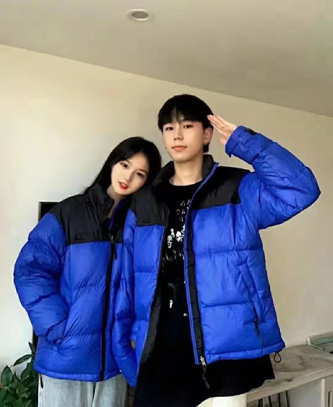 Пуховая стеганая одежда новинка зимняя мужская и женская куртка свободный