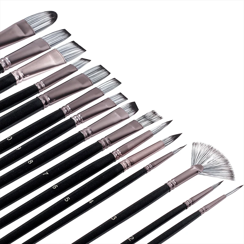 15 шт. акриловая губка для рисования волос | Канцтовары офиса и дома