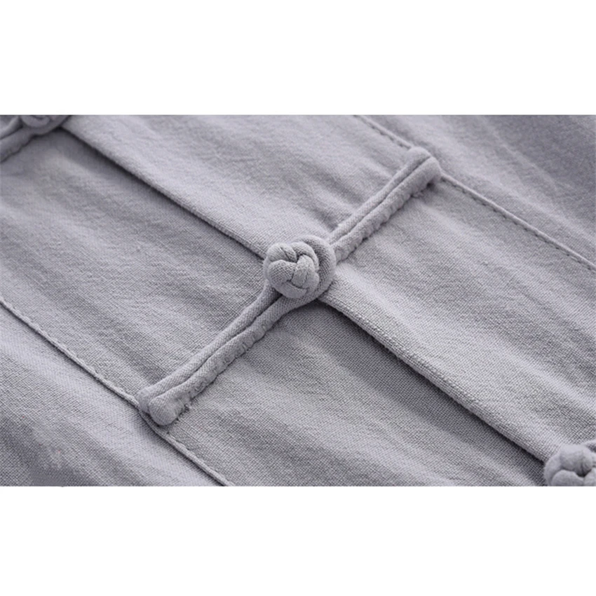 

Chinese Traditional Clothing Set Man Summer Linen Buckle Kung Fu Shirt Oriental Retro Top Pants Tai Chi Breathable Uniforms