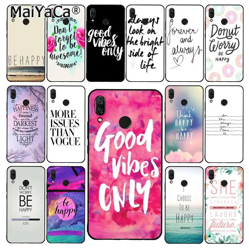 MaiYaCa пословица фраза девиз 8Tod Vibes Только любовь чехол для телефона Xiaomi Redmi8 4X 6A 9 8A
