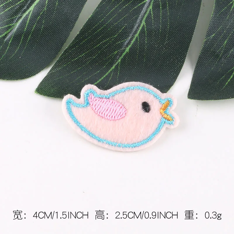 

Animal Patch DIY Ornament Accessories Small Flower Embroidery Cartoon Cloth Sticker Parches Iron on Patches for Clothes