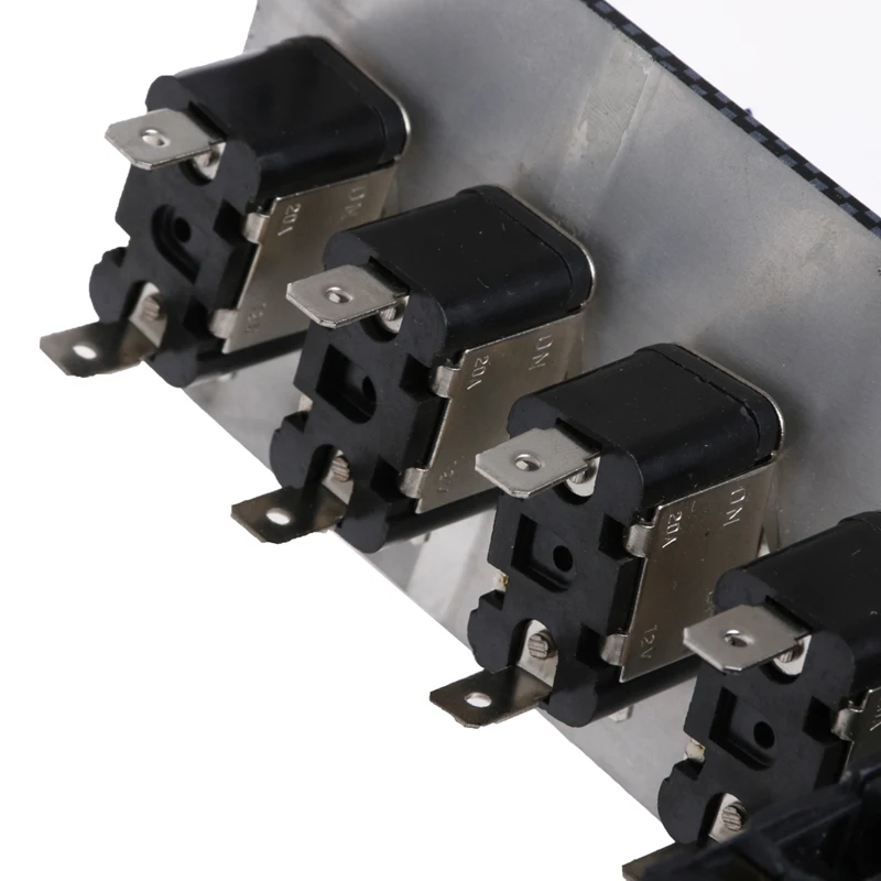 12V переключатель зажигания для гоночного автомобиля+ 4 синий и 1 красный светодиодный переключатель