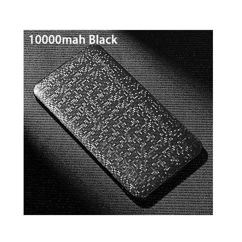 2019 блок питания CD21 USAMS Mosaic ультра тонкий 10000mAh банк для iPhone 5 6 7 8X samsung мобильный