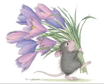 Мультяшная мышь прозрачный силиконовый штамп/печать для сделай сам