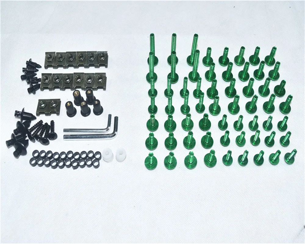 Motorcycle Complete Fairing Bolts Kit Bodywork Screws For Fit KAWASAKI ZZR1200 2002-2005 | Full Kits