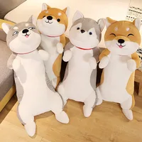 New Couple Husky Shiba Inu Dog Plush Toy Children's Toy Girl Sleeping Pillow Christmas Gift Home Decoration