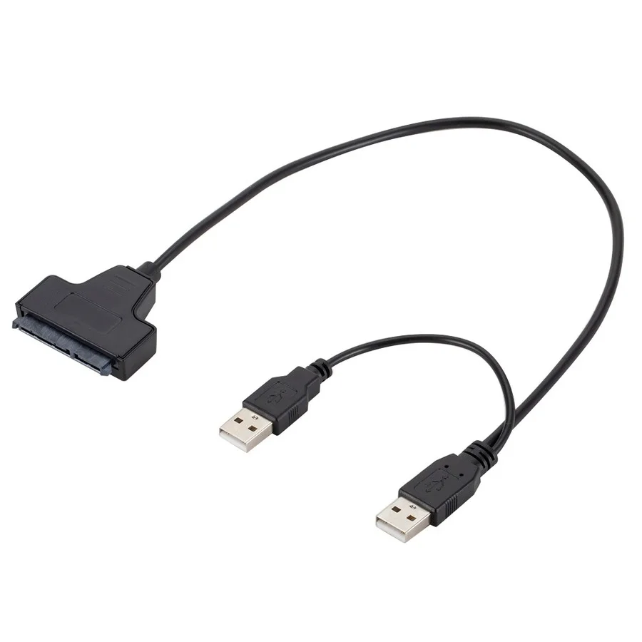SATA к USB 2 0 кабель для 5 дюймового внешнего жесткого диска SSD 22-контактный адаптер Sata