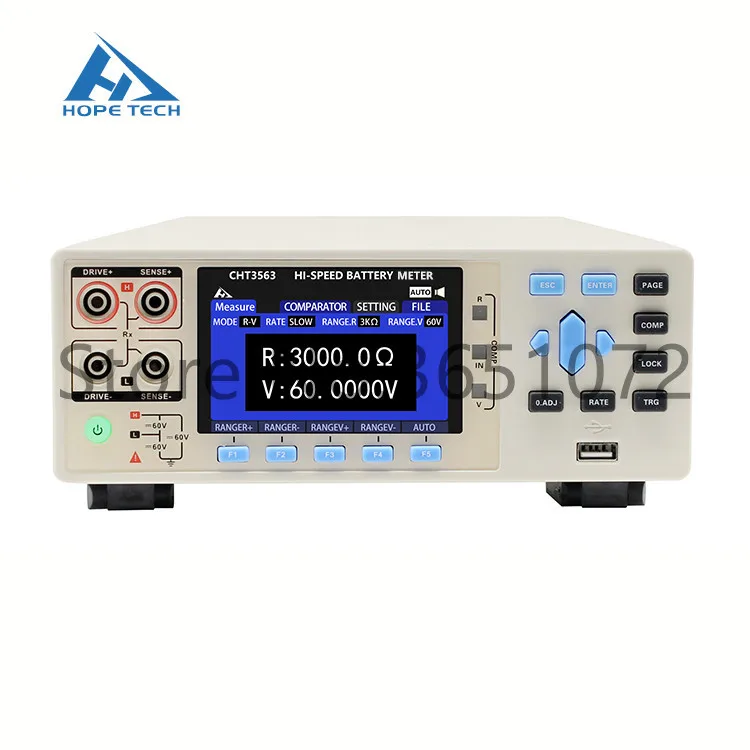 

CHT3563 Battery Tester 0.1Î¼Î©~3kÎ©, Basic Accuracy 0.3%, Voltage Range 10Î¼V~60V Basic Accuracy 0.01%