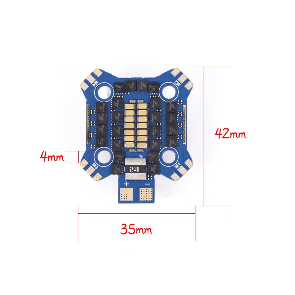 Электронный регулятор скорости iFlight BLITZ Mini E55S 55A ESC 4-в-1 2-6S 20*20 мм/Φ 4 мм для гоночного