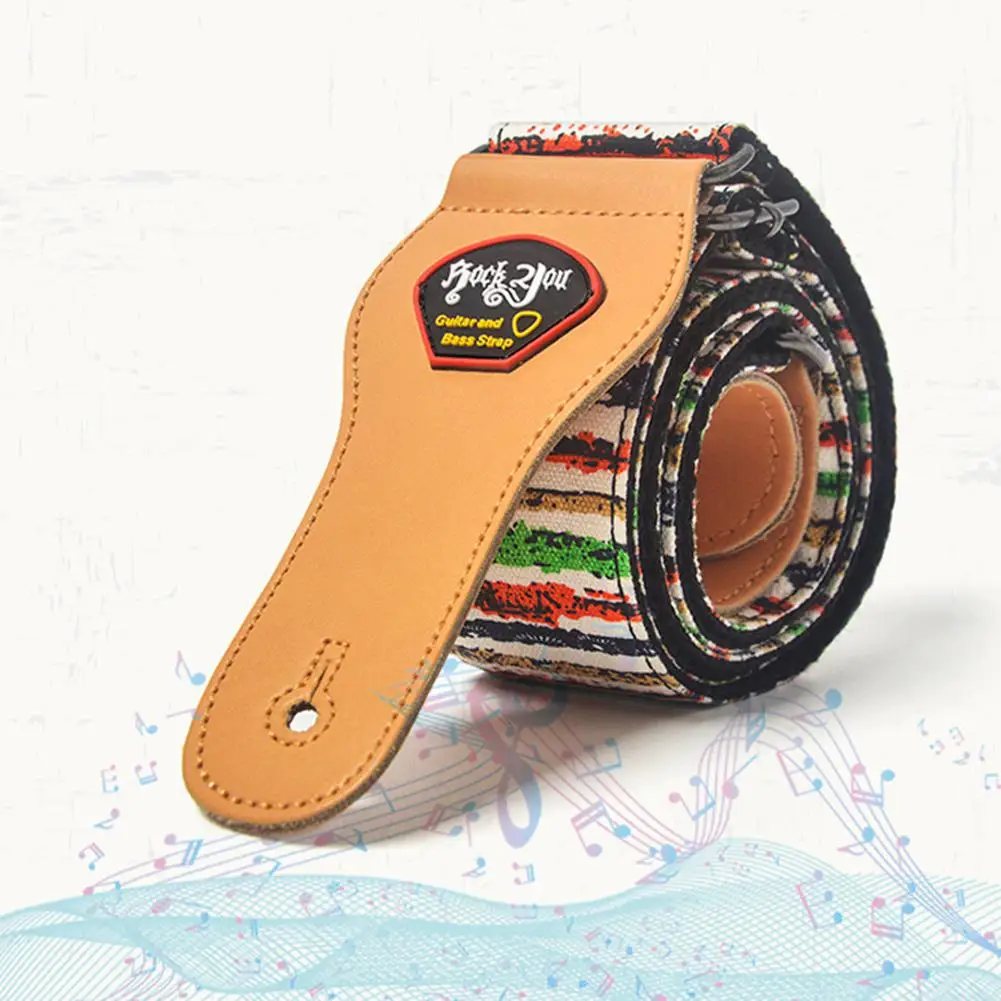 Гитарный ремень с регулируемой длиной винтажный пояс для басов укулеле