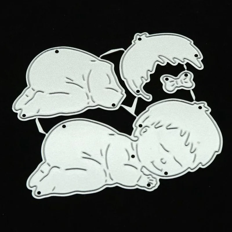 Sleeping Baby Metal Cutting Dies Craft Stamps Die Cut Embossing Card Making Stencil Frame | Дом и сад