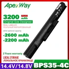 Apexway 4 ячейки VGP-BPS35A Аккумулятор для SONY Vaio Fit 14E 15E SVF1521A2E SVF15217SC SVF14215SC SVF15218SC BPS35 BPS35A