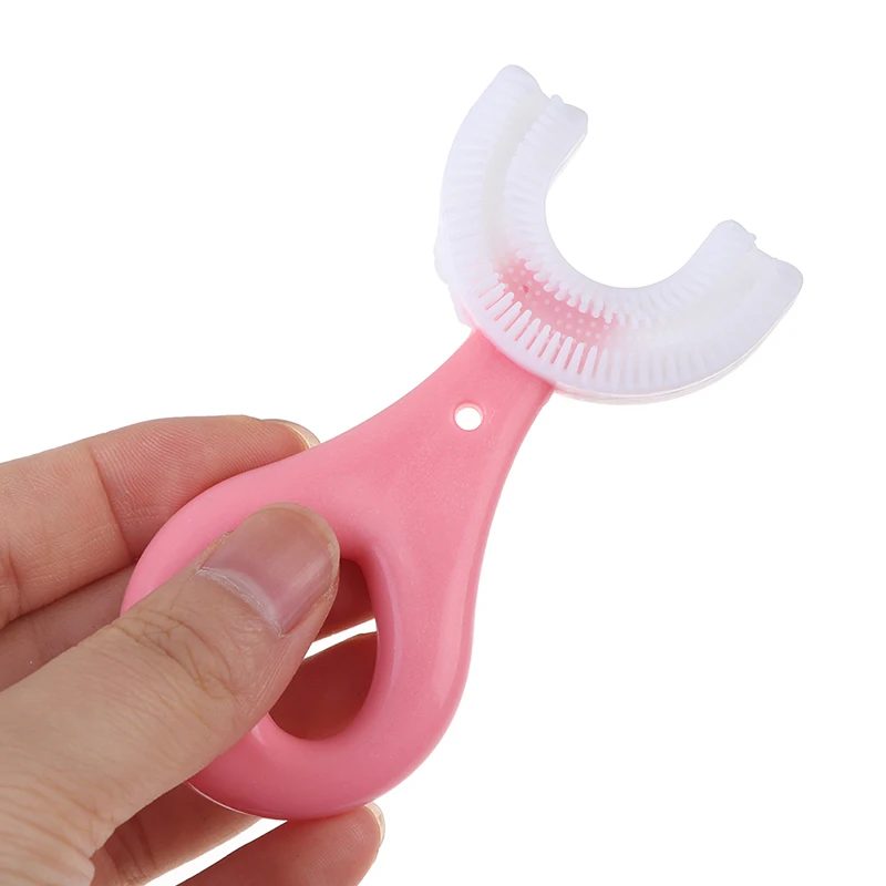 Cepillo de dientes de silicona para beb&eacute;, cepillo de dientes para cuidado Oral, pr&aacute;ctico y Simple-3