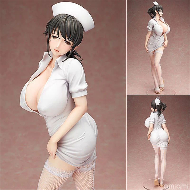 Аниме сексуальная фигура для девочек Mami Akahane Nurse Ver. 1/4 Масштаб Окрашенные ПВХ