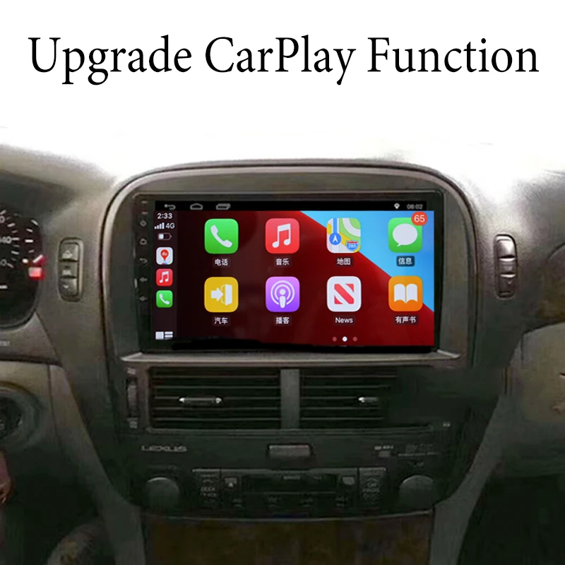 

Liandlee Car Multimedia Player For Lexus LS LS430 XF30 For Toyota Celsior 2000~2006 NAVI CarPlay Radio IPS 9 Inch GPS Navigation