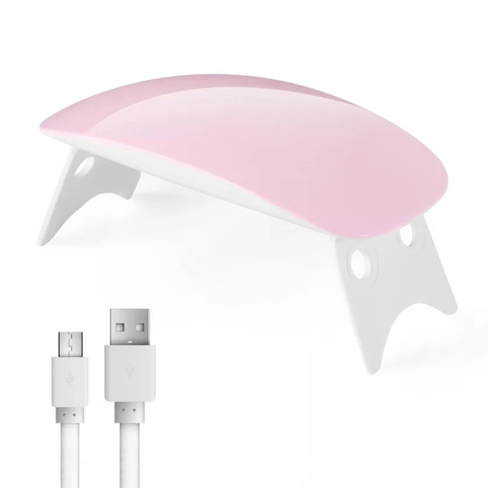 

Мини светодиодный УФ-лампы для ногтей Сушилка для ногтей Портативный складной USB 6 светодиодный s Сушилка для ногтей набор «сделай сам» для н...