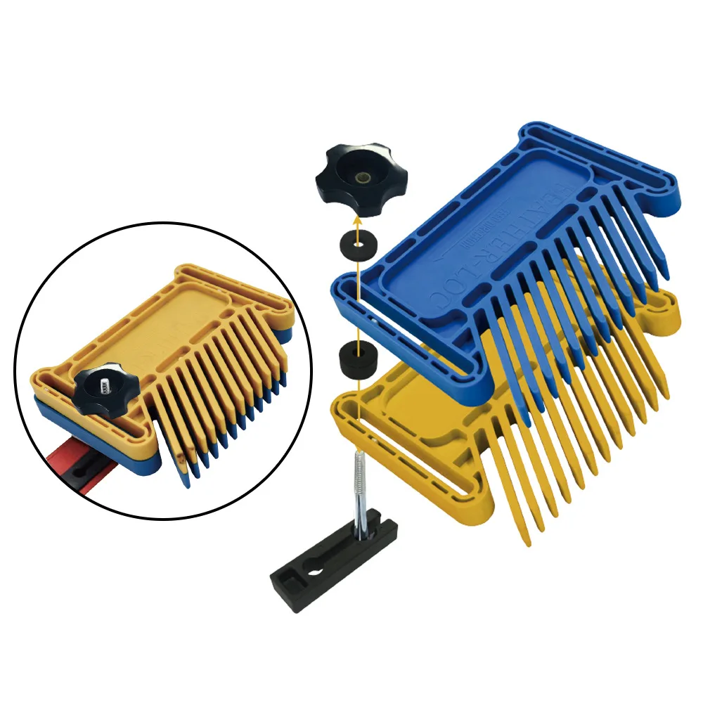 Multi-purpose Feather Loc Board Set For Flip Engraving Machine Table saw band-saw Featherboards Miter Gauge Slot Woodwork tools |