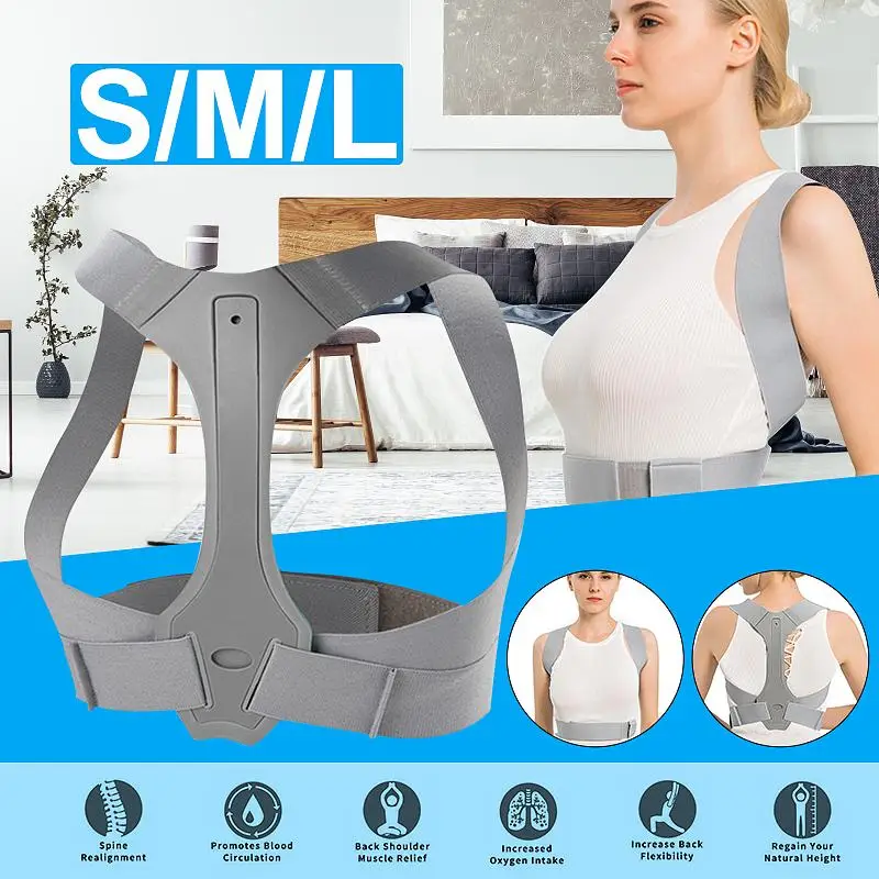 

Back Posture Corrector Therapy Corset Spine Support Anti-Humpback Belt Back Pain Relief Posture Correction Student Adults Unisex